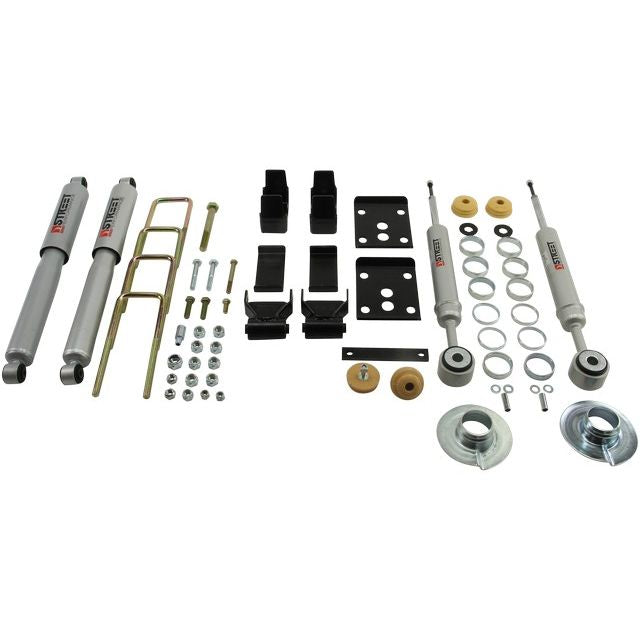 BELLTECH 914SP LOWERING KITS Front And Rear Complete Kit W/ Street Performance Shocks 2004-2008 Ford F150 (2WD (All Cabs)) +1 in. to 3 in. F/5 in. R drop W/ Street Performance Shocks