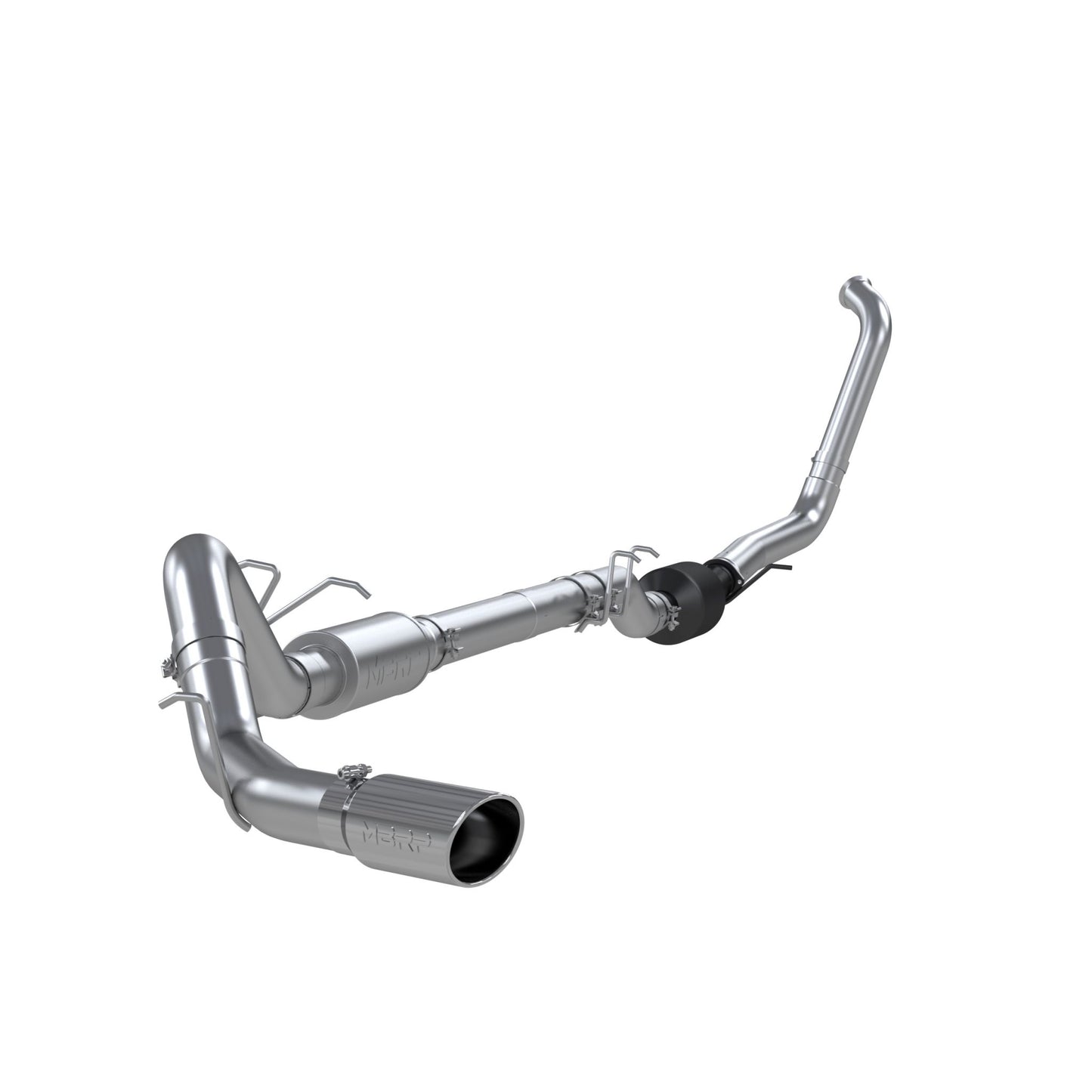 MBRP Exhaust 4in. Cab/Chassis; Turbo Back; Single Side Exit; Off Road; T409 S6240409