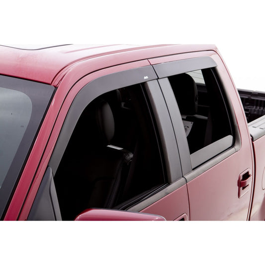 Auto Ventshade 774070 Ventvisor Low Profile Matte Black Side Window Deflector 4-pc Set For 19-22 Ford Ranger Supercrew