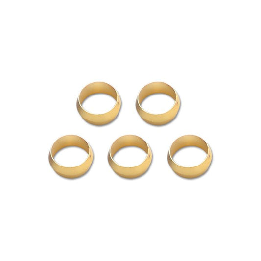 Vibrant Performance - 16468 - Pack of 5 Brass Olive Inserts; Size 1/2 in.