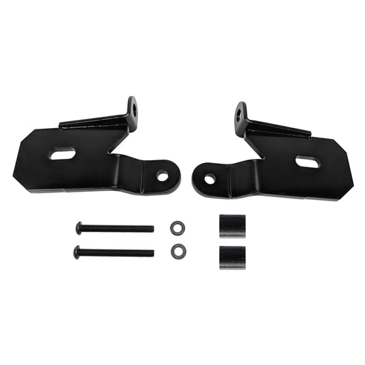 KC HiLiTES Bracket Set - Light Mount - Windshield - Pillar Mount - Pair - for 18-20 Jeep JL 7318