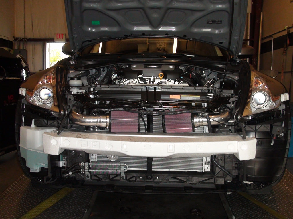 2009-2020 Nissan 370Z Air Intake - (Gen 3) Dual Hi Flow Ultra Long Tube [Z34] - Oil Filter - 402852