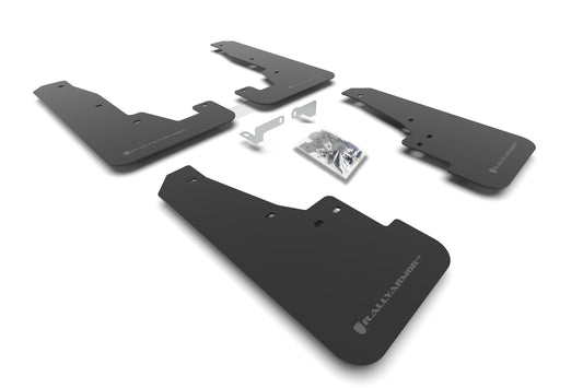 Rally Armor MF55-UR-BLK/GRY - 2016-22 Dodge Durango GT/RT/SRT/SXT - Black Mud Flap/Grey Logo