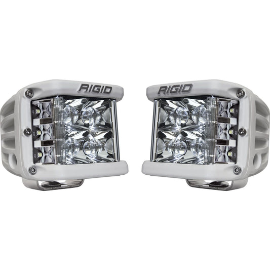 RIGID Industries D-SS PRO Side Shooter Spot Optic Surface Mount White Housing Pair 862213