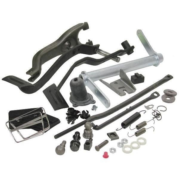Silver Sport Transmissions Clutch And Brake Pedal Conversion Kit With Linkage 1968 1982 Chevy Corvette PAGP-PE30