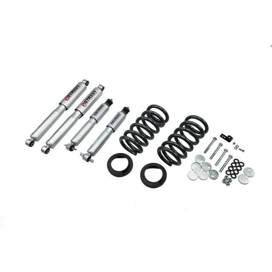BELLTECH 941SP LOWERING KITS Front And Rear Complete Kit W/ Street Performance Shocks 1997-2002 Ford Expedition/Navigator (2WD w/ Factory Rear Air springs) 2 in. or 3 in. F/2 in. or 3 in. R drop W/ Street Performance Shocks