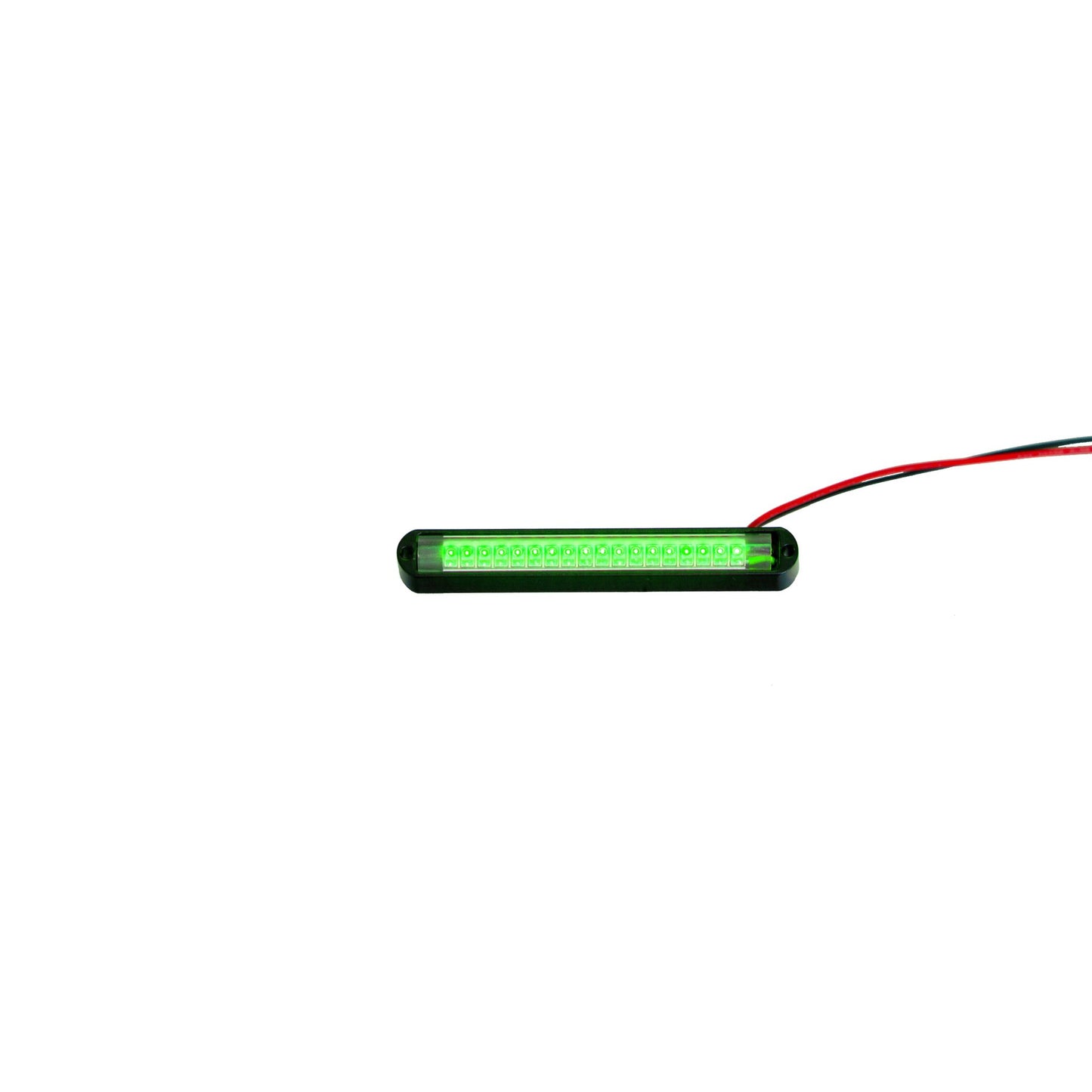 Lazer Star Lights BLACK BILLETLED 4" GREEN-TUBE MOUNT LS544G-3