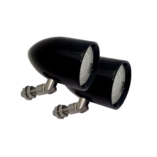 Lazer Star Lights AMBER LED BULLET BLACK PIVOT MOUNT LSK1201A