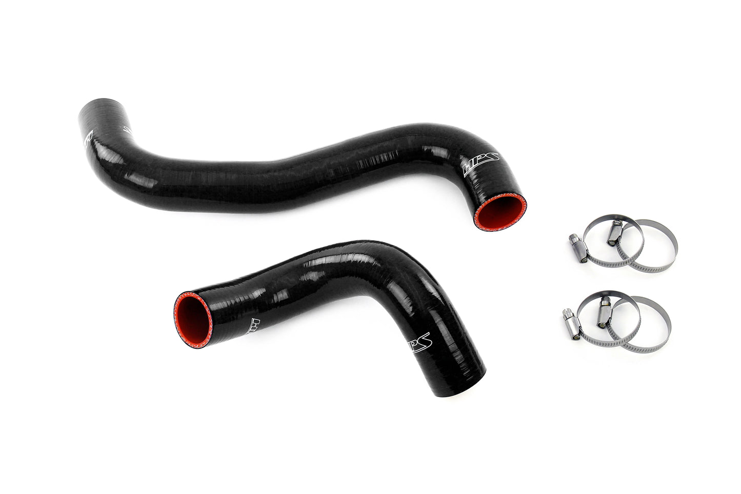 HPS Performance 3-ply Reinforced Silicone Replaces Rubber Radiator Coolant Hoses 57-2140R-BLK