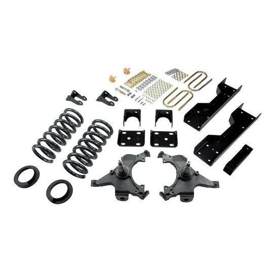 BELLTECH 693 LOWERING KITS Front And Rear Complete Kit W/O Shocks 1988-1998 Chevrolet Silverado/Sierra C1500 (Ext Cab) 4 in. or 5 in. F/6 in. R drop W/O Shocks