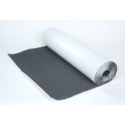 Hushmat 1/4in Silencer Megabond Thermal Insulating Self-Adhesive Foam Shop Roll-24inx10' ea 20 sq ft 22410