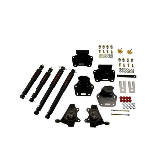 BELLTECH 804ND LOWERING KITS Front And Rear Complete Kit W/ Nitro Drop 2 Shocks 1991-1996 Dodge Dakota (Std Cab V8) 2 in. F/4 in. R drop W/ Nitro Drop II Shocks