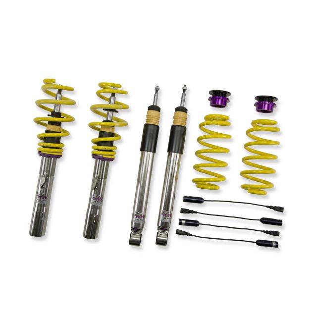 KW Suspensions 35280110 KW V3 Coilover Kit Bundle - VW Passat (3C/B6/B7) Wagon; 2WD + Syncro 4WD; all engines with DCC