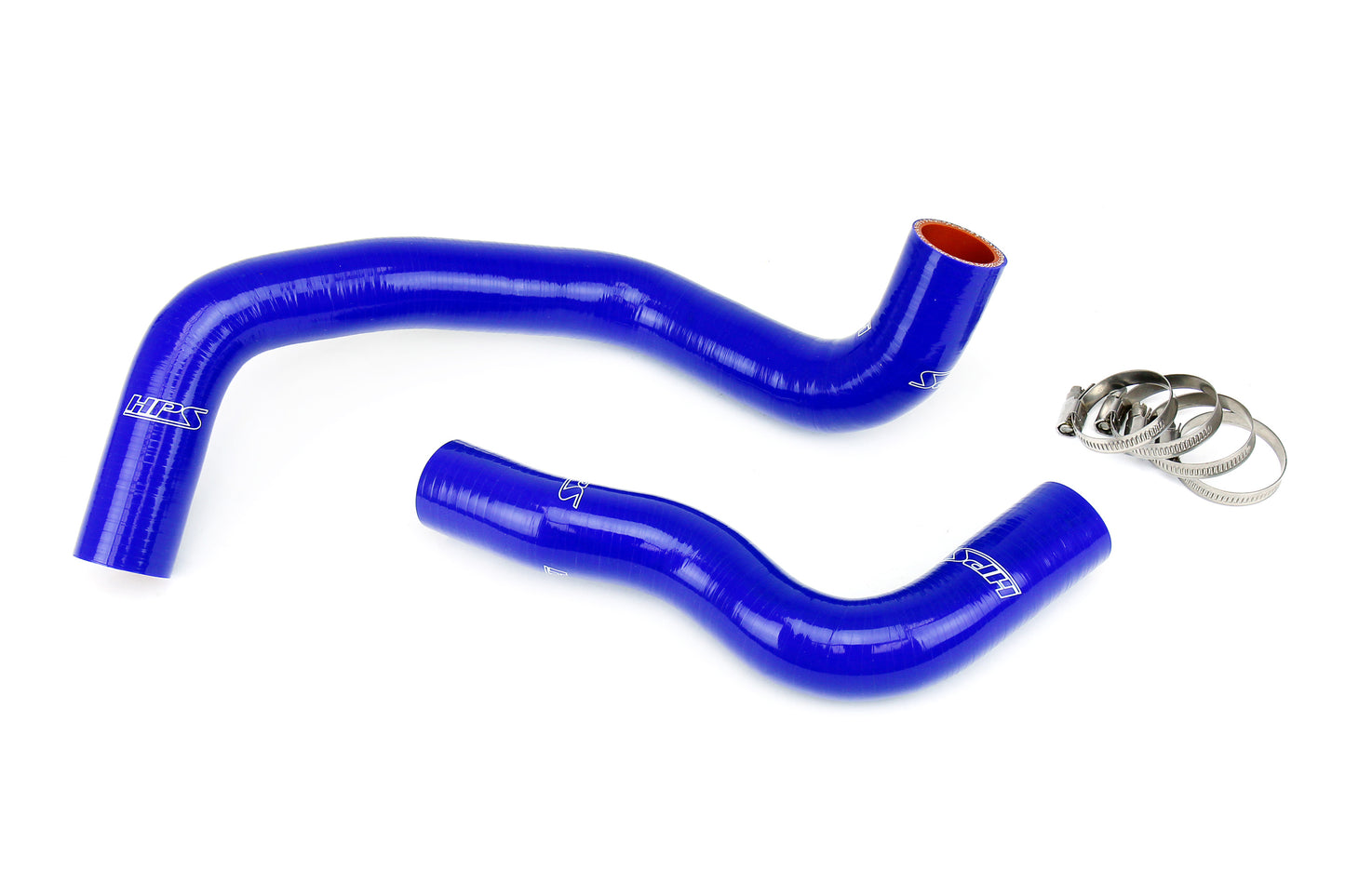 HPS Performance 3-ply Reinforced Silicone Replaces Rubber Radiator Coolant Hoses 57-1833-BLUE