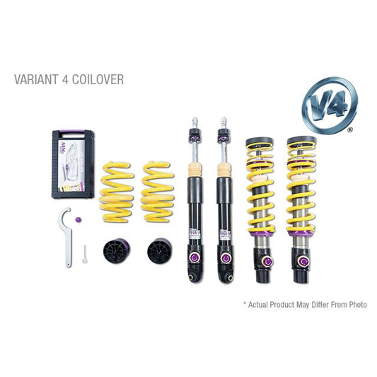 KW Suspensions 3A71000K KW V4 Coilover Kit Bundle - Audi RS7 (4G); with DRC