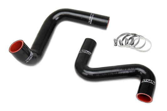 HPS Performance High Temp 3-ply Reinforced Silicone Replaces OEM Rubber Radiator Coolant Hoses 57-2060-BLK