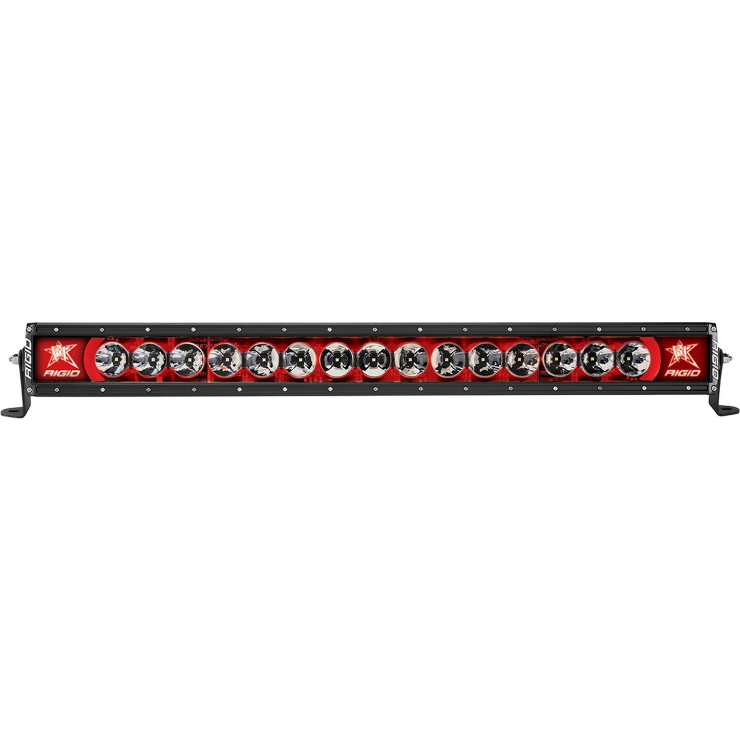 RIGID Industries Radiance Plus LED Light Bar Broad-Spot Optic 30 Inch With Red Backlight 230023