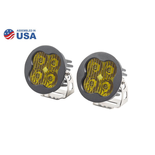 Diode Dynamics - DD6148P - Worklight SS3 Pro Yellow Driving Round (pair)