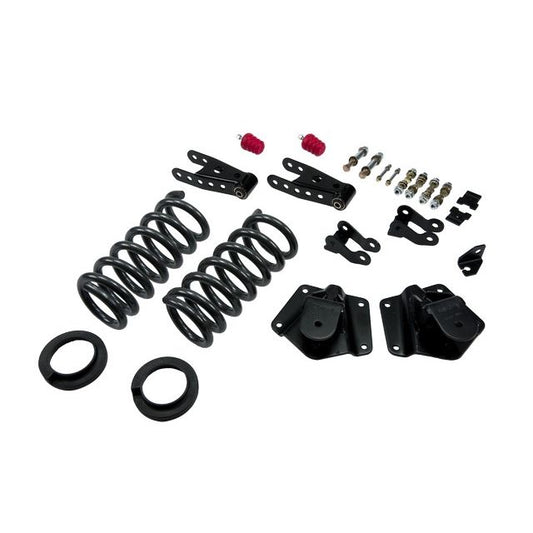 BELLTECH 791 LOWERING KITS Front And Rear Complete Kit W/O Shocks 1995-1999 Chevrolet Tahoe/Yukon (4DR only) 2 in. or 3 in. F/4 in. R drop W/O Shocks