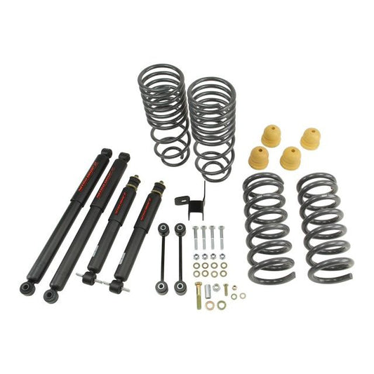 BELLTECH 964ND LOWERING KITS Front And Rear Complete Kit W/ Nitro Drop 2 Shocks 2009-2018 Dodge Ram 1500 (Std Cab) 2 in. F/4 in. R drop W/ Nitro Drop II Shocks