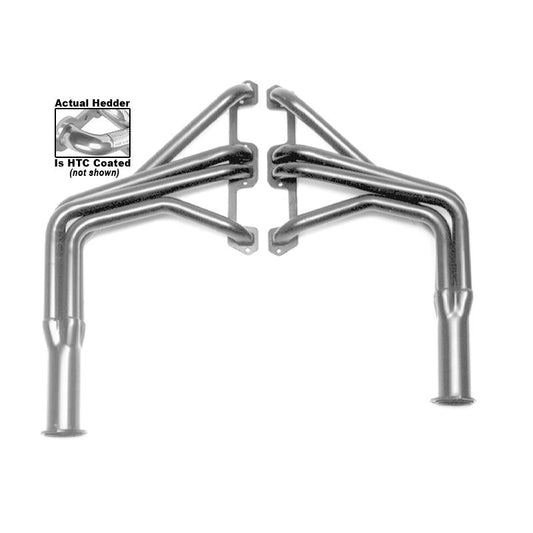 Hedman Hedders HTC COATED HEADERS; 1-5/8 IN. TUBE DIA.; 3 IN. COLL.; FULL LENGTH DESIGN 79036