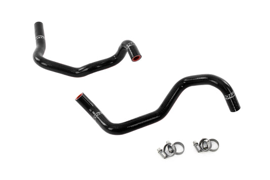 HPS Performance High Temp 3-ply Reinforced Silicone Replaces OEM Rubber Heater Hoses 57-2131H-BLK