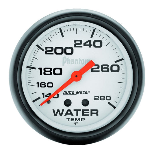 AutoMeter 2-5/8 in. WATER TEMPERATURE 140-280 Fahrenheit PHANTOM 5831