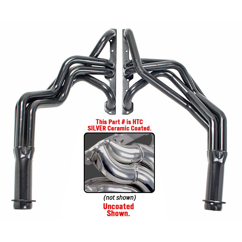 Hedman Hedders HTC COATED HEADERS; 1-5/8 IN. TUBE DIA.; 3 IN. COLL.; FULL LENGTH DESIGN 68126