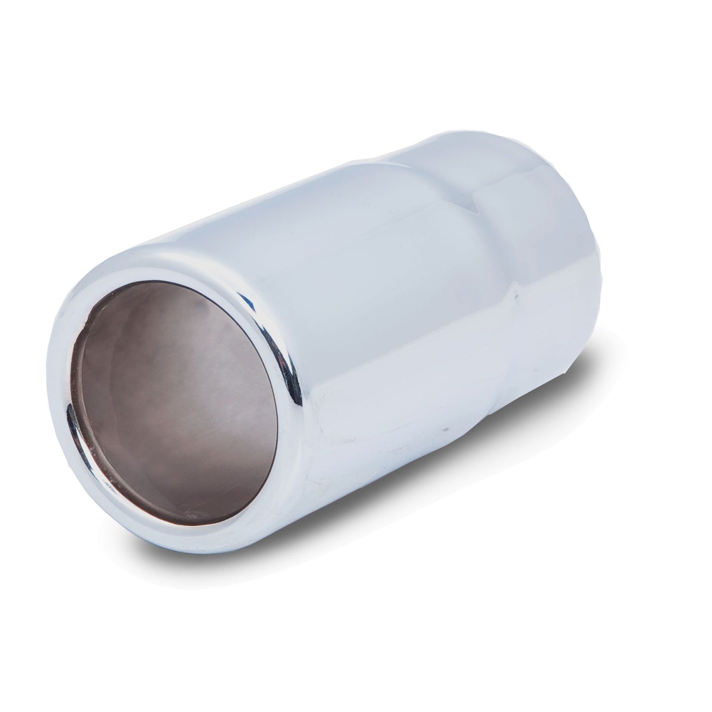 XFORCE Tip 2.5" Round In Single Wall Tip 4.5" Long; Exhaust Tail Pipe Tip TS04