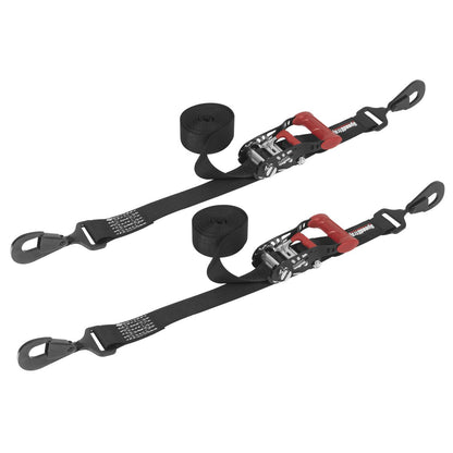 SpeedStrap 15211-2 Ratchet 1.5 in. x 10 ft. Tie Down w/ Twisted Snap Hooks