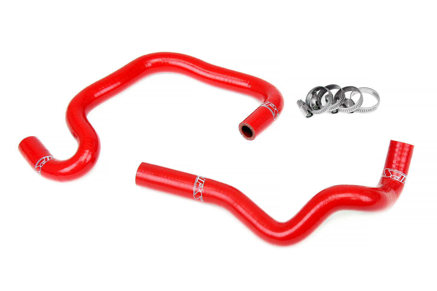 HPS Performance 3-ply Reinforced Silicone Replaces Rubber Heater Coolant Hoses 57-1082-RED