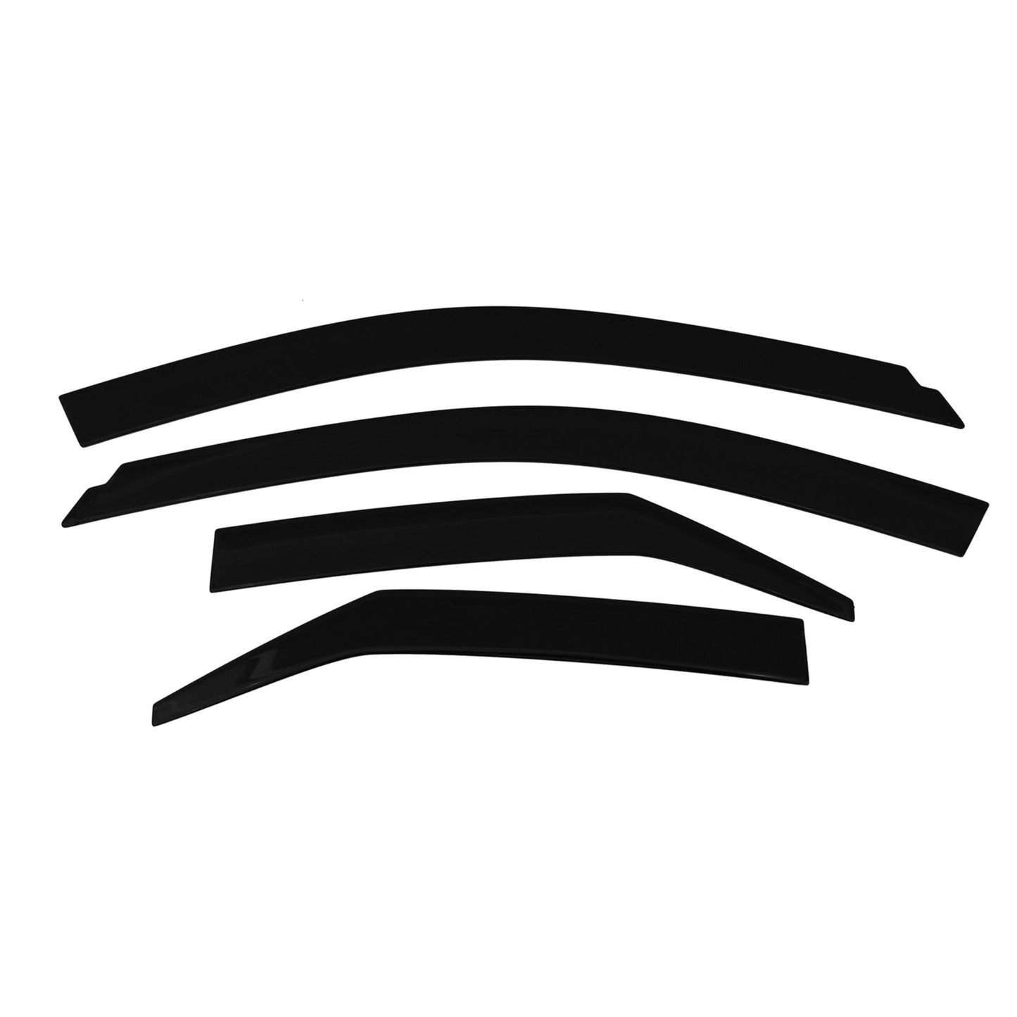 Auto Ventshade 894093 Low Profile Dark Smoke Ventvisor Side Window Deflector 4-Piece Set For 17-23 Kia Soul