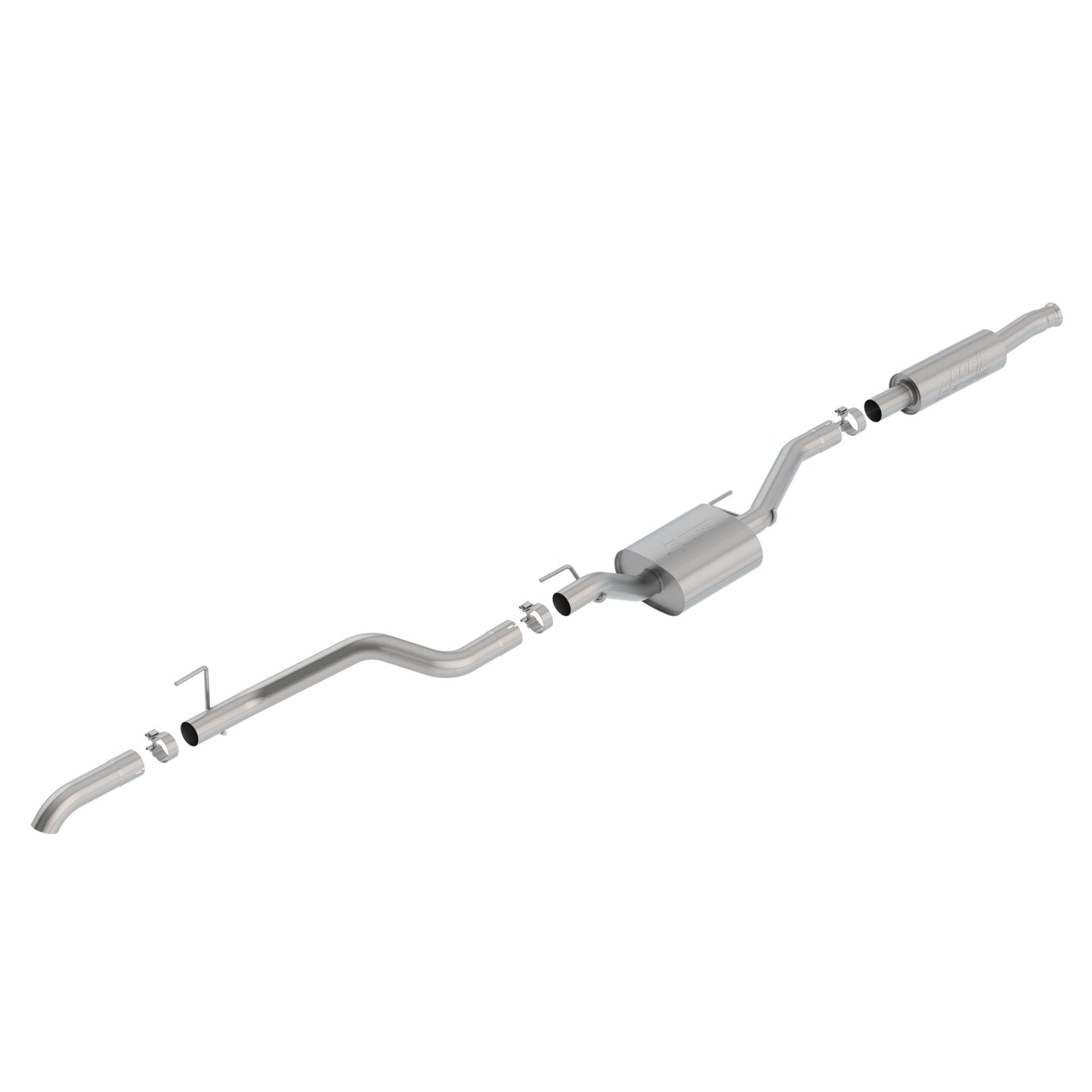 Borla 2020-2021 Jeep Gladiator JT inClimberin Cat-Back Exhaust System S-Type 140809