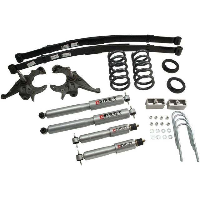 BELLTECH 620SP LOWERING KITS Front And Rear Complete Kit W/ Street Performance Shocks 1994-2004 Chevrolet S10/S15 Pickup 6 cyl. (Std Cab) 4 in. or 5 in. F/5 in. R W/ Street Performance Shocks