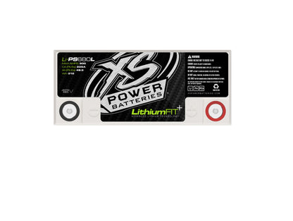 XS Power Batteries Lithium Powersports Series Batteries - M6 Terminal Bolts Included 300 Max Amps Li-PS680L