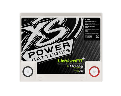 XS Power Batteries Lithium Powersports Series Batteries - M6 Terminal Bolts Included 960 Max Amps Li-PS1200L
