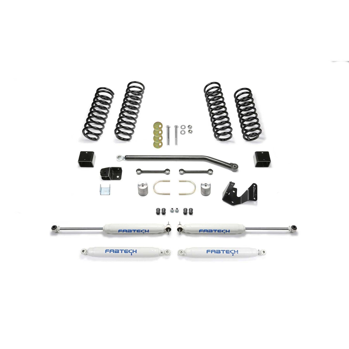 Fabtech 3" SPORT II W/ PERF SHOCKS 2007-18 JEEP JK 2-DOOR K4085