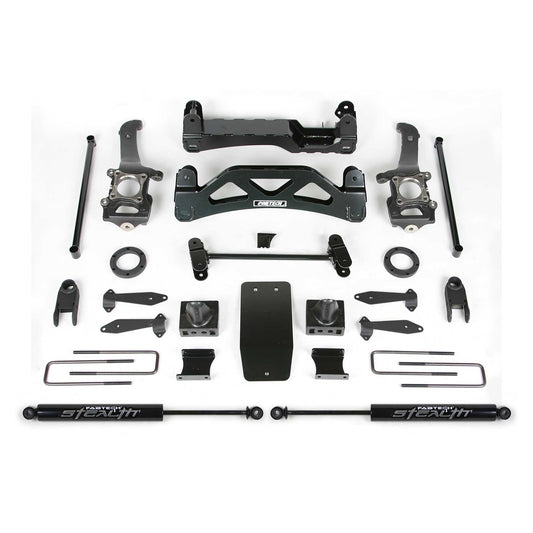 Fabtech 6" BASIC SYS W/FRT SHK EXTNS & STEALTH RR 04-08 FORD F150 4WD V8 ONLY K2116M
