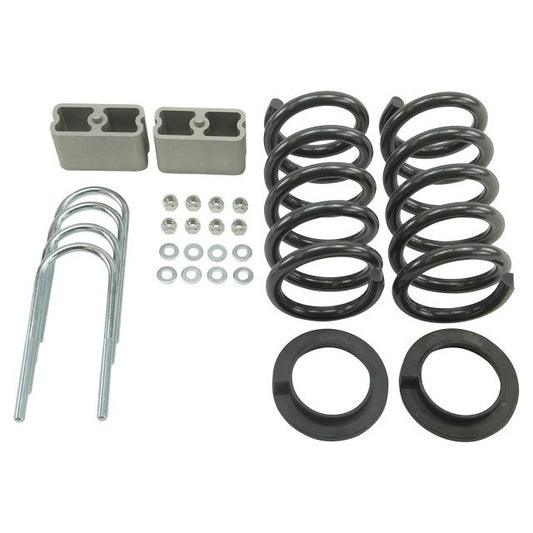 BELLTECH 627 LOWERING KITS Front And Rear Complete Kit W/O Shocks 1998-2003 Chevrolet Blazer/Jimmy 6 cyl. (except Extreme) 2 in. or 3 in. F/3 in. R drop W/O Shocks
