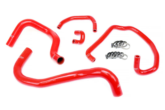 HPS Performance High Temp 3-ply Reinforced Silicone Replaces OEM Radiator And Heater Hoses 57-1921-RED