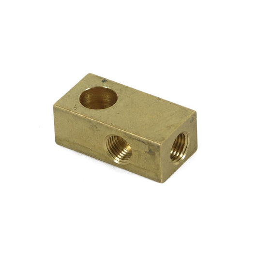 Earls Performance Brass Inverted Flare Brake Adapter Tee 972054ERL