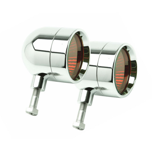 Lazer Star Lights 20 WATT AMBER SHORTY CHROME RIGID MOUNT LSK4820A-R