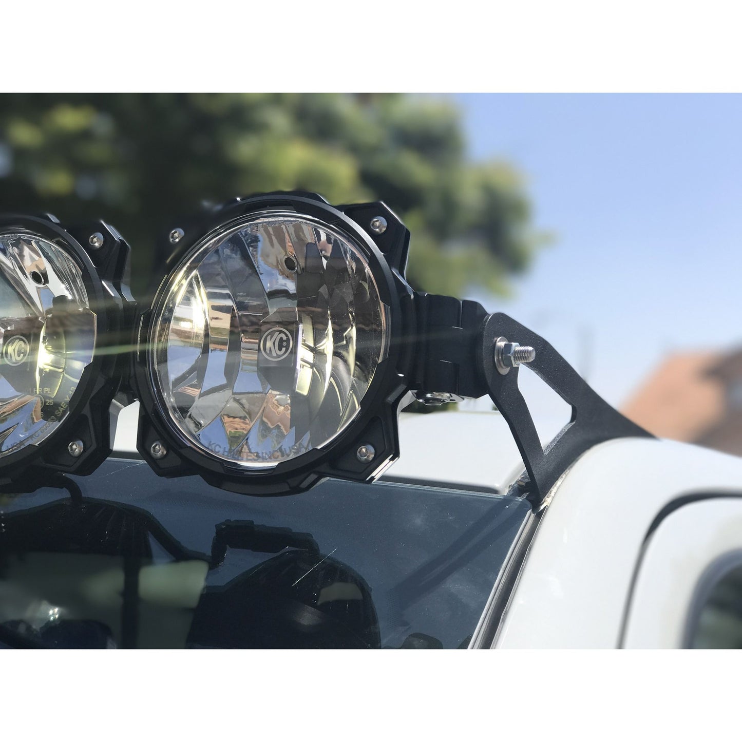 KC HiLiTES Bracket Set - 57 inch Pro6 Gravity LED - Overhead Mount - Pair - for 15-20 Ford F150 / Raptor 7379