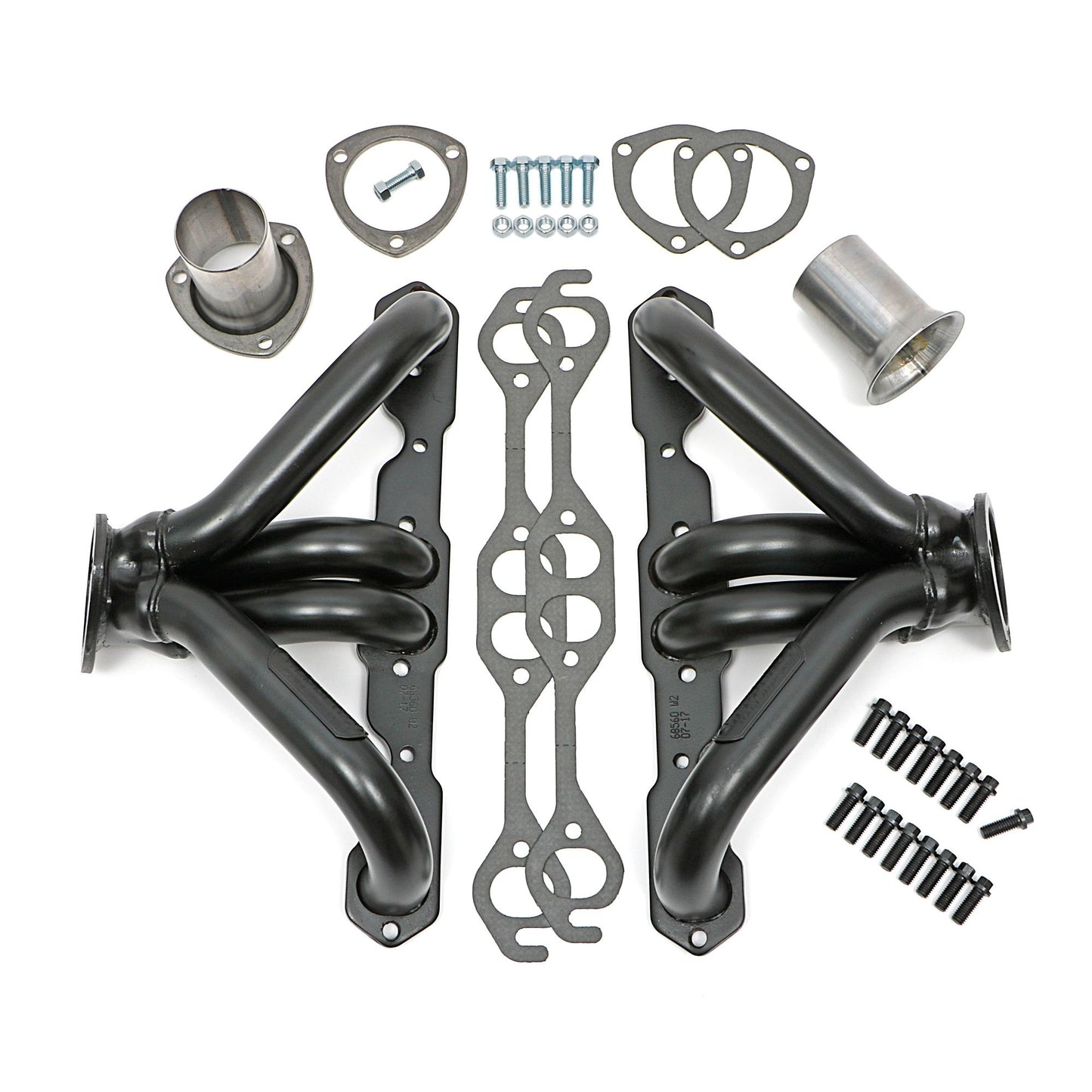 Hedman Hedders SB CHEVY STREET ROD BLOCK HUGGERS 1-5/8 IN.- UNCOATED 68560