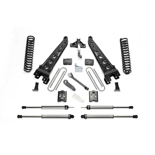 Fabtech 6" RAD ARM SYS W/COILS & DLSS SHKS 05-07 FORD F250 4WD W/O FACTORY OVERLOAD K2011DL