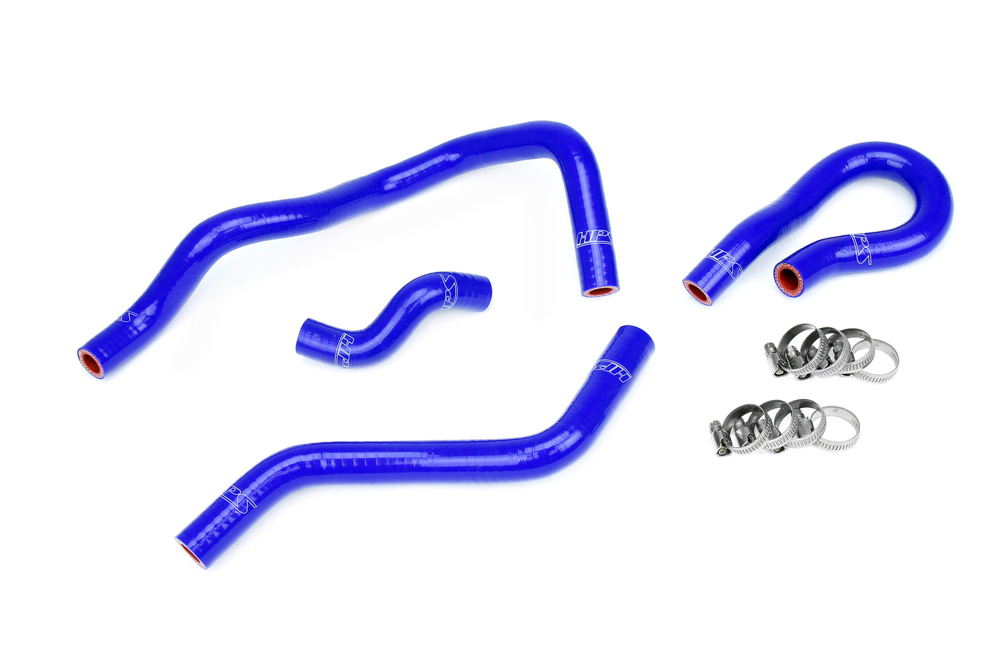 HPS Performance 3-ply Reinforced Silicone Replaces Rubber Heater Coolant And Water Bypass Hoses 57-1773-BLUE