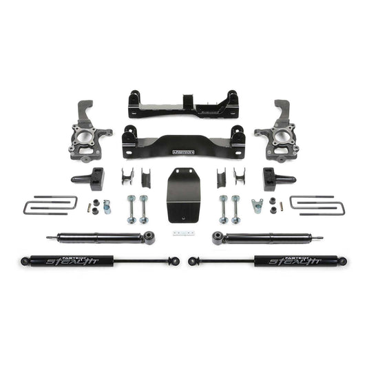Fabtech 4" BASIC SYS W/ RR STEALTH 2014 FORD F150 4WD K2209M