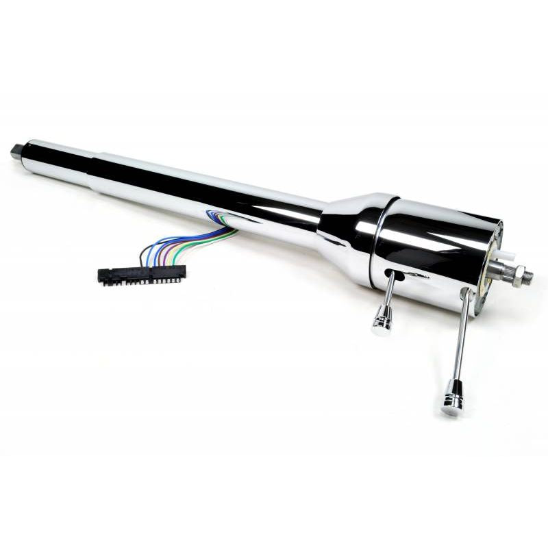 IDIDIT Universal 28" Right Hand Drive; Collapsible Tilt Floor Shift; Black Powder Coat 1250280051