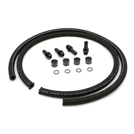 HAMBURGER'S PERFORMANCE PRODUCTS 60 IN. PREMIUM OIL LINES FOR HAMBURGER'S BILLET OIL FILTRATION KITS; 3/4 IN. I.D. HOSE; -12AN FITTINGS 1007