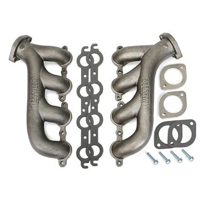 Hedman Hedders LS ENGINE SWAP CAST EXHAUST MANIFOLDS; RAW STEEL 68740